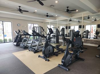 State-of-the-art fitness center with 24-7 access